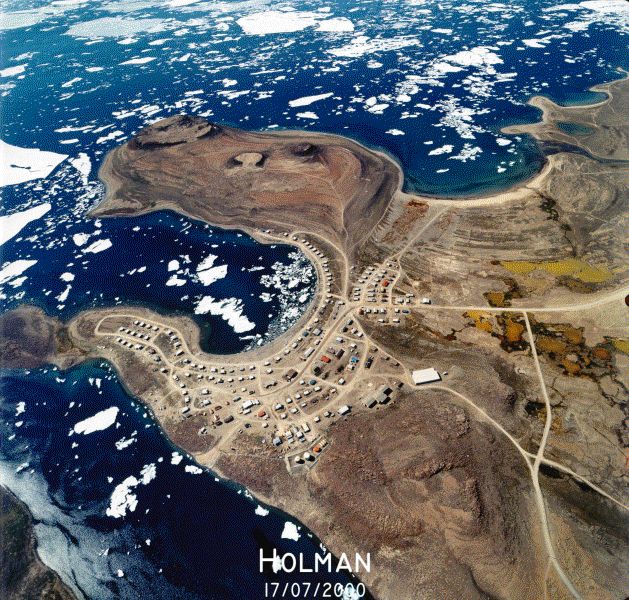 Aerial view of Holman